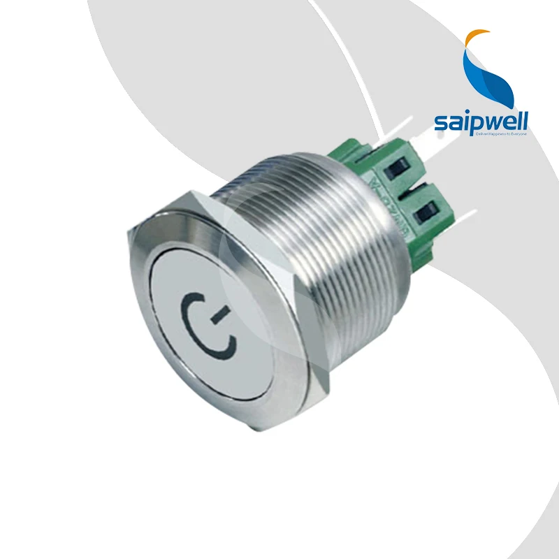 Мини кнопочный переключатель с питанием симметричный/25 мм Регулируемый Тип