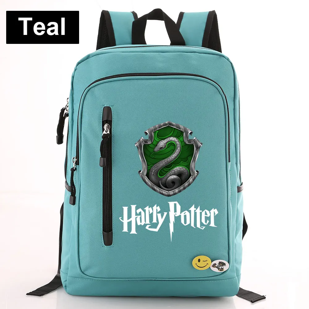 Модная школьная сумка с надписью Magic Shool Slytherin Gryffindor для мальчиков и девочек