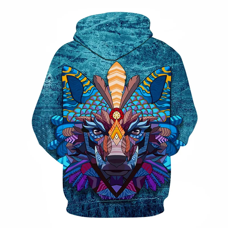 

Anime Wolf Sweatshirts 3d Printed Hoodies Casual Tracksuit Cartoon Hoody Pullover Clothing Autumn Streetwear Dropship EU SIZE