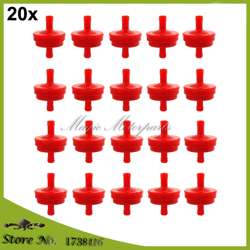 20x красный 1/4 &quotтопливный фильтр для SCAG 48057 02 TORO 42 5240 56 6360 газонокосилка тракторы