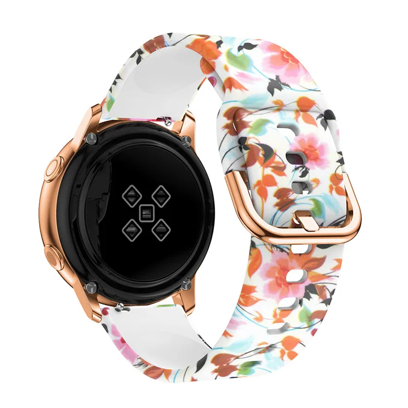 Силиконовые ремешки для Samsung Galaxy Watch активные 40 мм ремешок 20 браслет Active