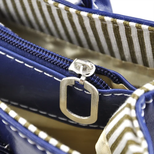 Модная женская сумка тоут из искусственной кожи класса люкс синяя|fashion handbag|handbags