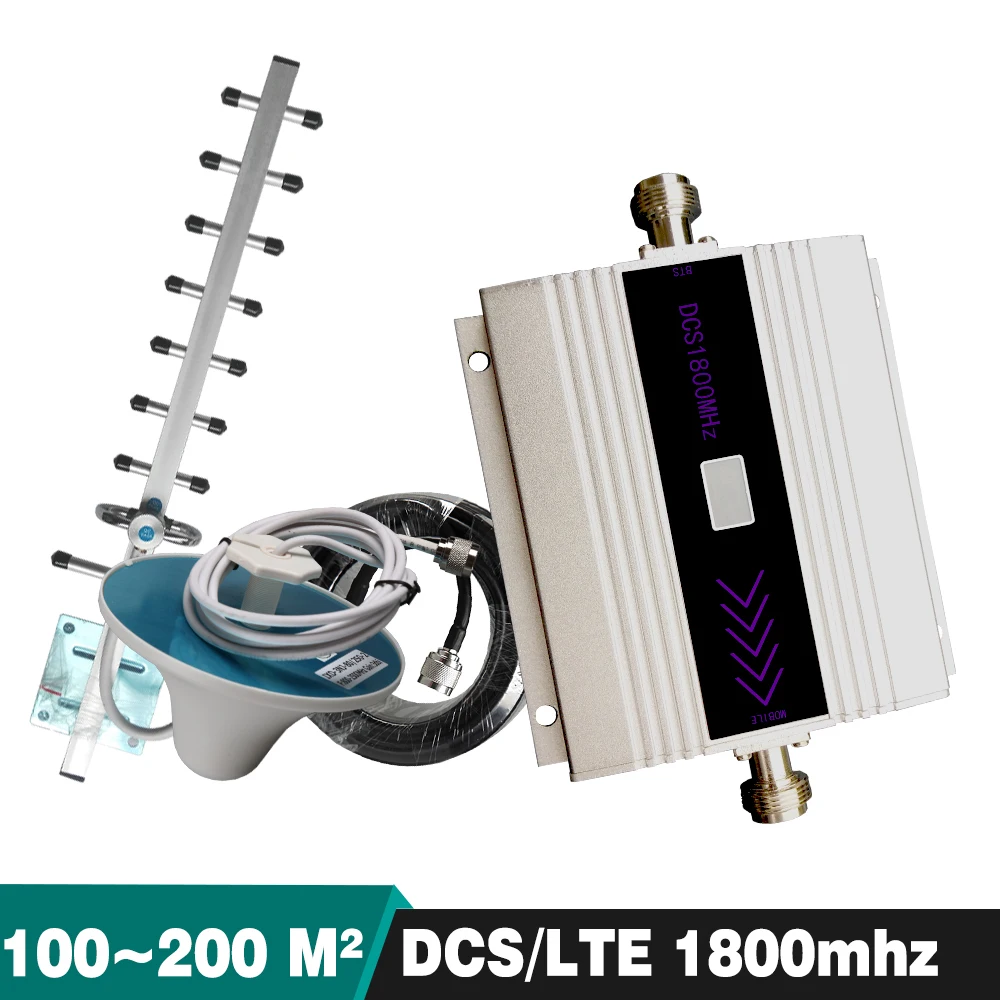 Мини 60dB усиления LTE 4 г повторитель сигнала DCS 1800 мГц Мобильный усилитель телефона