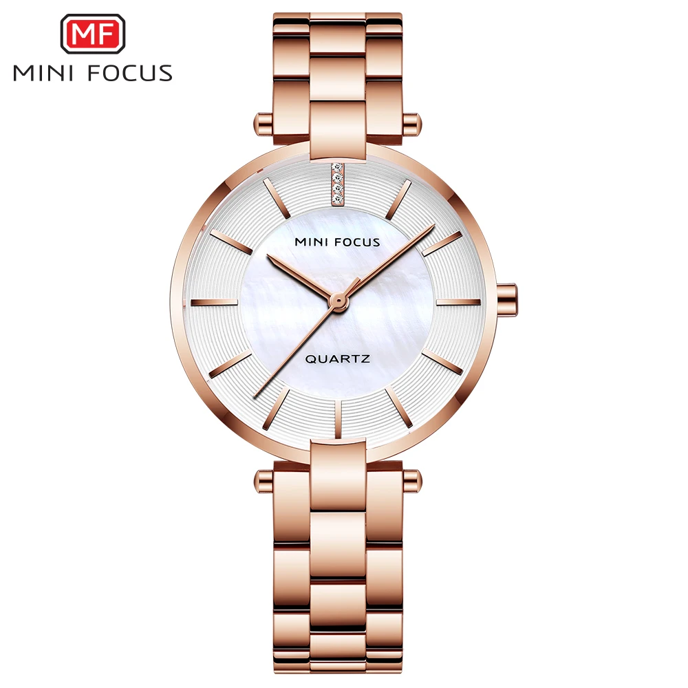 MINIFOCUS женские часы Топ бренд класса люкс модные кварцевые наручные девушка Relogio
