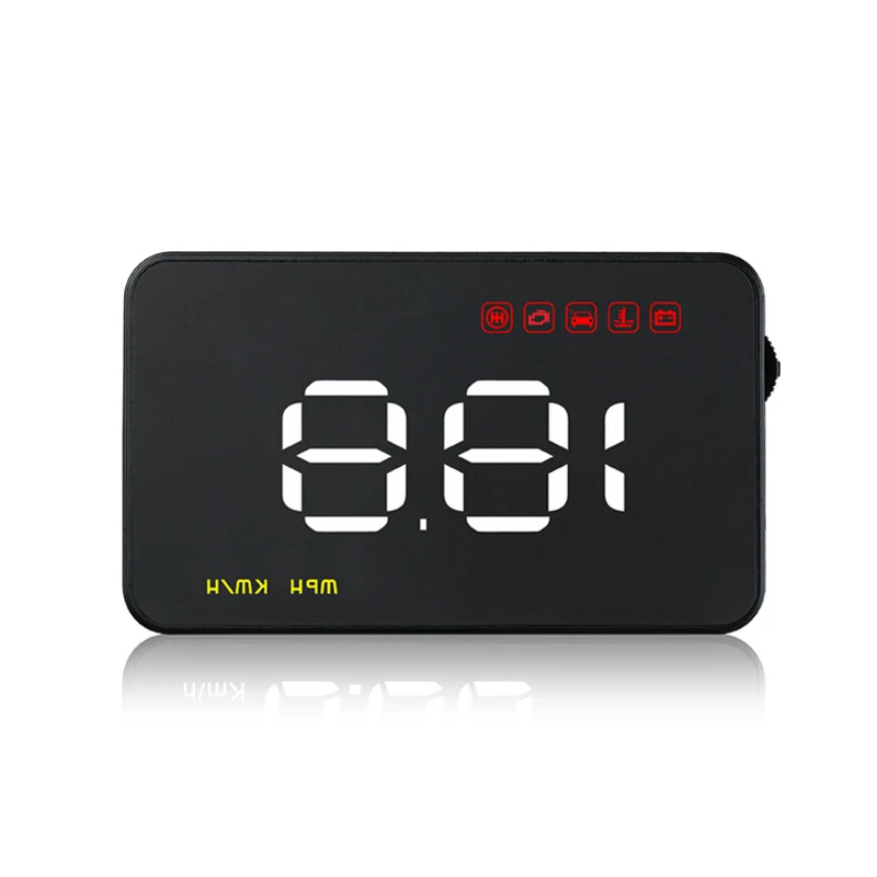 DDHAO A100 HUD Дисплей OBD2 II EUOBD скорости автомобиля проектор лобовое стекло Overspeed