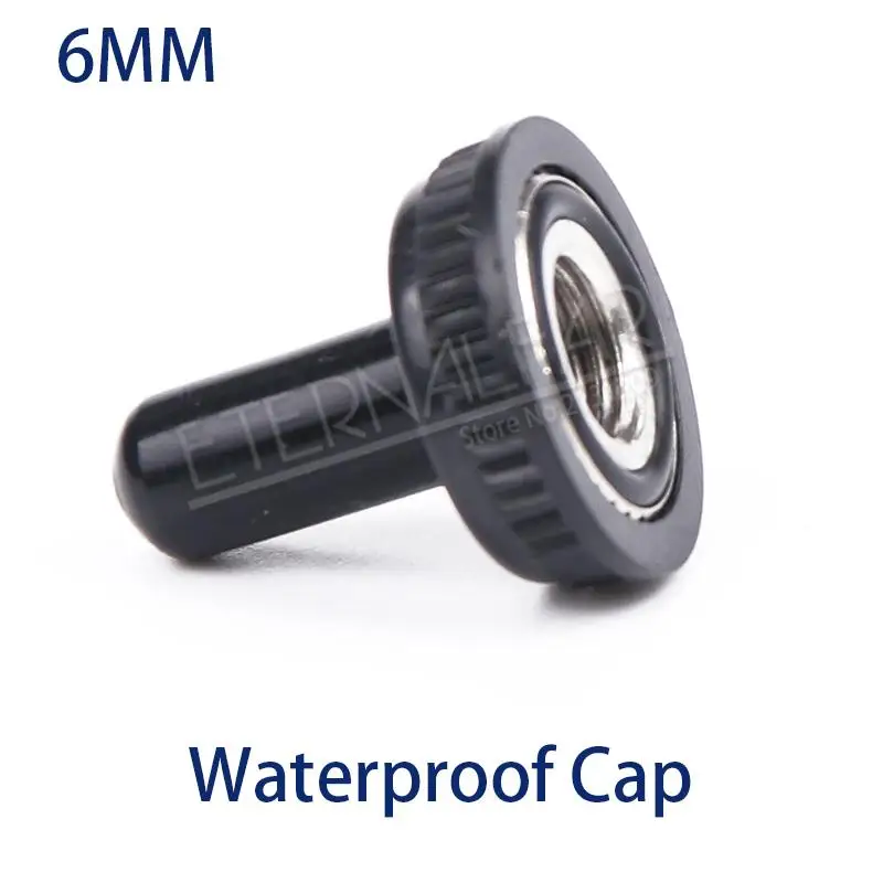 6MM Waterproof Cap SPDT запирающий переключатель выключатель 6A 125V MTS-102 103 MTS-202 203 3A 250 AC мини 3 6PIN ON-ВКЛ-ВЫКЛ-на Кулисные Переключатели света моторы - Цвет: 6MM Waterproof Cap
