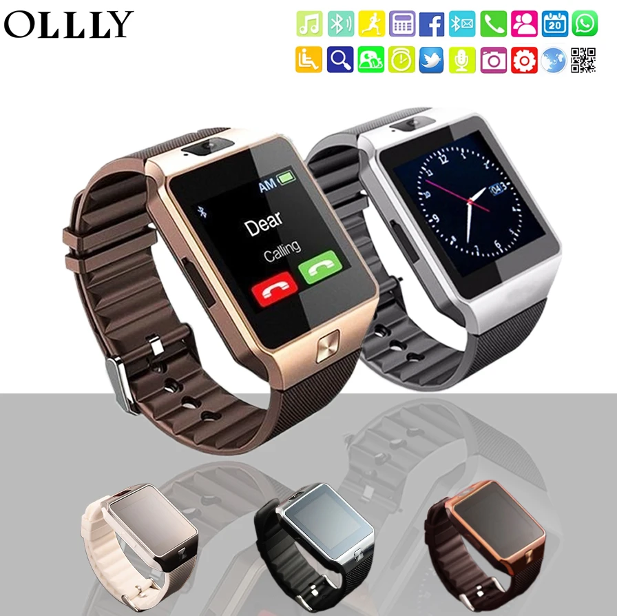 Original DZ09 Smart Watch With 8g TF Card Pedometer Smartwatch Anti-lost Camera for Xiaomi Samsung Android Smartphone | Электроника