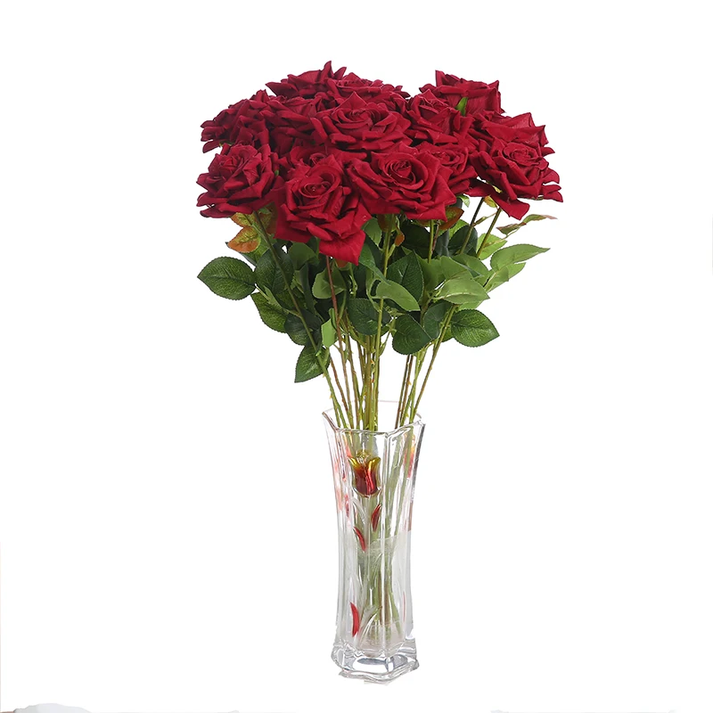 Luyue Искусственные цветы Lindas rosas Шелковая Роза свадебный букет искусственный