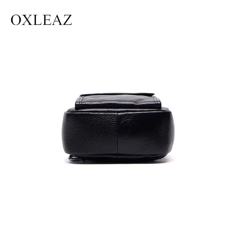 OXLEAZ повседневные мужские нагрудные сумки из натуральной кожи сумка на плечо