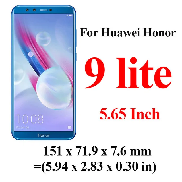 honor 9 lite 5.65 Защитное стекло для huawei honor 7x 7a 7c pro 10 9 lite 8 8x max 7 a c x x7 c7 honer закаленное защитное стекло для экрана - Цвет: honor 9 lite 5.65
