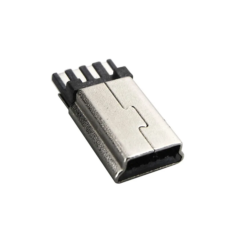 50 шт./лот MINI USB Male 4 Pin V3 коннекторы Port Jack Tail Sockect штепсельные клеммы для Samsung Huawei DIY Long
