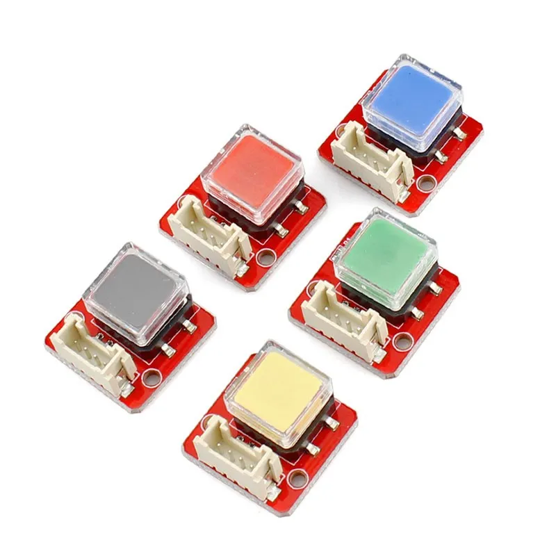 Elecrow 10 шт./лот Crowtail Button Module 2 0 для электронного набора сделай сам 2x2 см большой