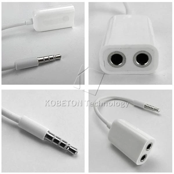 Универсальные наушники Kebidu 3 5 мм штырь двойной гнездо аудиоразветвитель адаптер