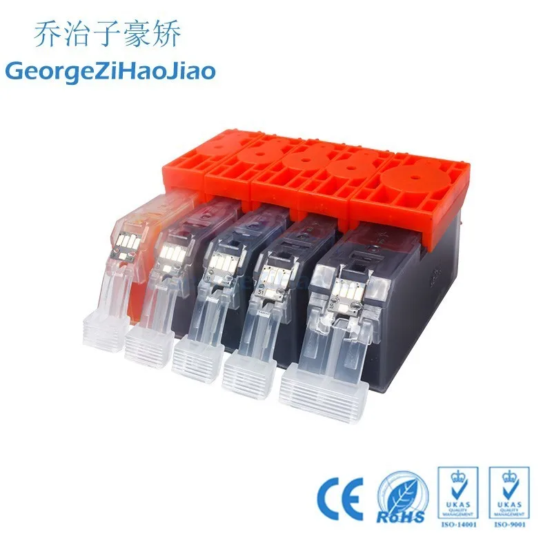 10 шт. PGI525 CLI525Ink картридж совместимый для Canon iP4850 iP4950 MG5150 MG5250 MG6150 MG8150 MG8250