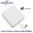 Внешняя внутренняя антенна с большим радиусом действия 800-2700 МГц, 2g 3G 4G LTE GSM панель, направленная антенна для помещений, N-female, патч-антенна для телефона