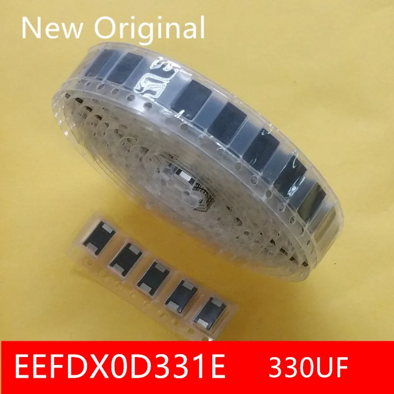 

EEFSX0D331E 2,0 V 330 мкФ 2,5 v 330 мкФ SMD танталовые полимерные конденсаторы (500 шт./лот) Бесплатная доставка 100% новый компьютерный чип и IC