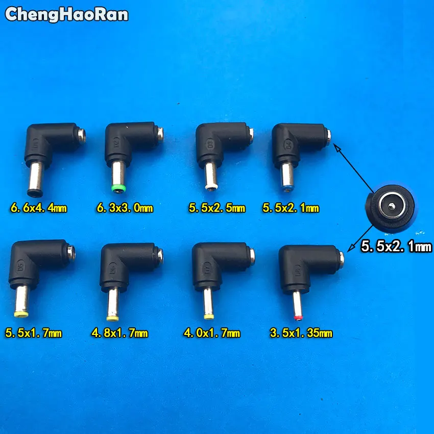 ChengHaoRan 8 в 1 новый разъем питания постоянного тока 5 5x2 мм Женский до 6 4 0 3 2 Штекерный