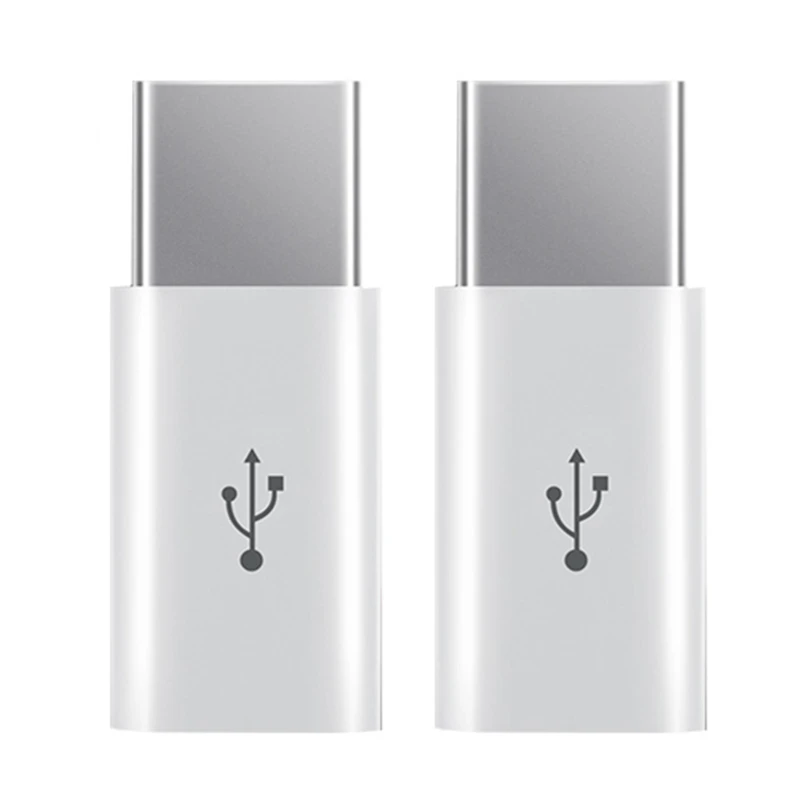 2 шт. Micro USB к адаптеру Type-C для Samsung S8 S9 + Note 9 LG G5 G6 Xiaomi 4S Plus 6X usb-кабель зарядки |