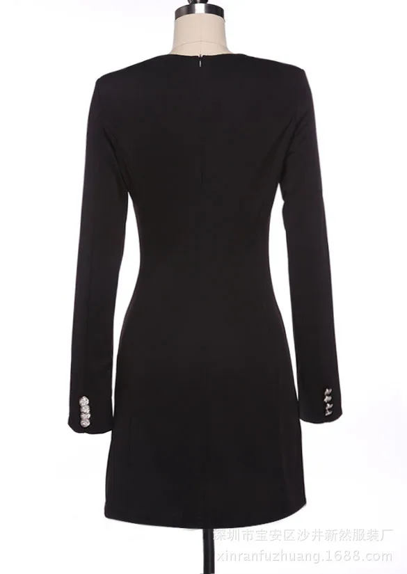 2016 Женщины Дамы Офис Рабочая Одежда Карандаш Dress Casual Bodycon С Длинным Рукавом
