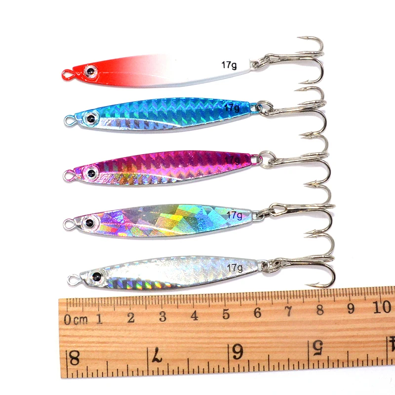 1 шт. Джиг Рыболовная Приманка ложка жесткая металлическая приманка для