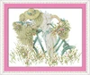 The girl walk with her horse cross stitch kit people 14ct 11ct count print canvas stitches embroidery DIY handmade needlework 6