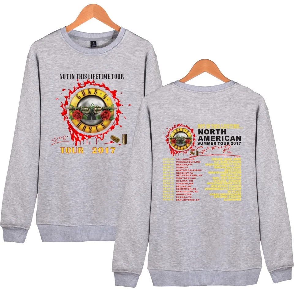 Рок-группа GUNS N ROSES толстовка осень зима модные толстовки с длинным рукавом толстовки для мужчин и женщин хип-хоп спортивный костюм Топы Одежда