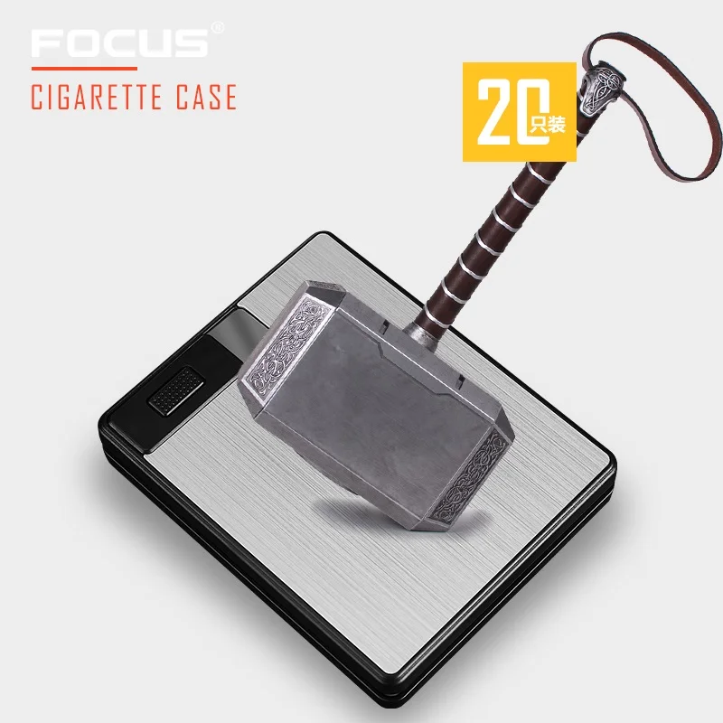 Новая сигаретная коробка USB Вольфрамовая турбо Зажигалка Мини Электронная