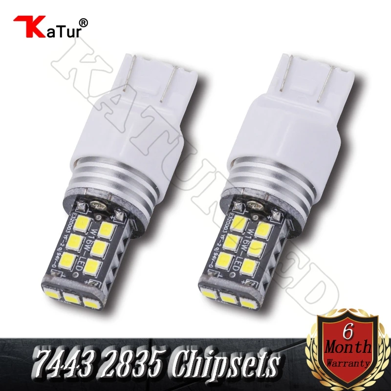 T20 7443 7444NA 7440 7440NA 7441 992 белый Янтарный красный светодиодный автомобильный