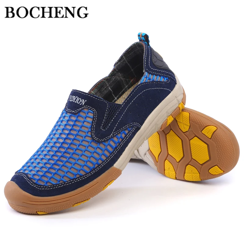 2017 Летний Новый Мужская Мода сетки воздуха обувь Высокого качества Случайные