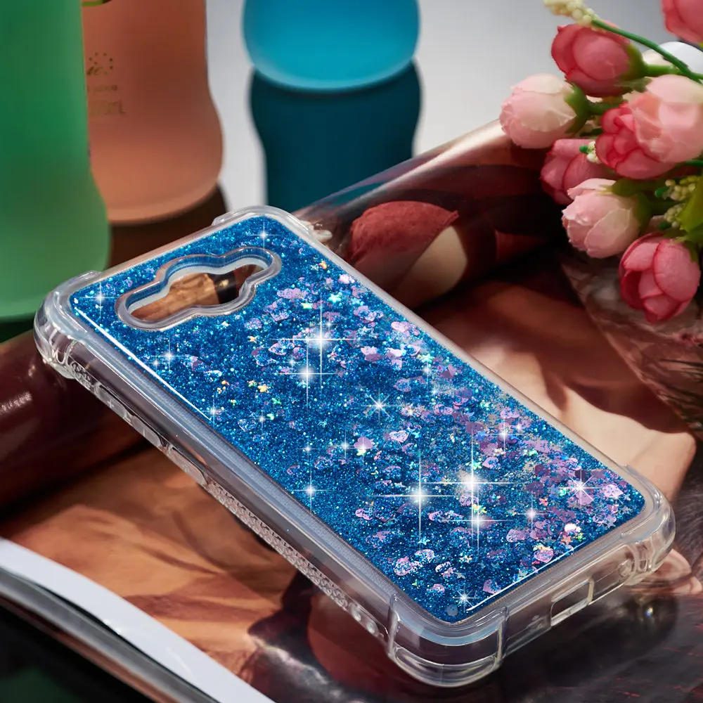 Блестящий чехол со звездами для Huawei Y3 2017 CRO L22 U00 динамический жидкий зыбучий песок