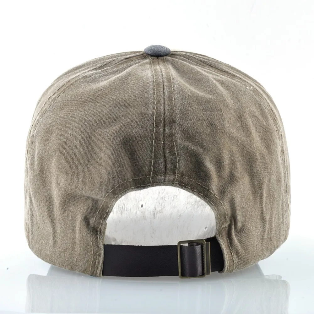 Весенняя бейсболка для мужчин и женщин бейсболки Промытые хлопковые кепка