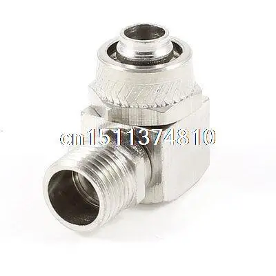 

Right Angle Pneumatic 8mm x 12mm Air Tube Quick Connector Adapter