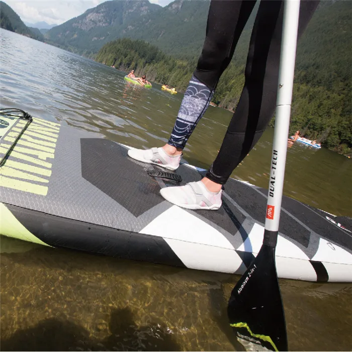 AQUA MARINA DUAL-TECH 2 в 1 весло для серфинга вспомогательная доска весло двойное лезвие весло Надувная лодка весло алюминиевая Т Ручка весла