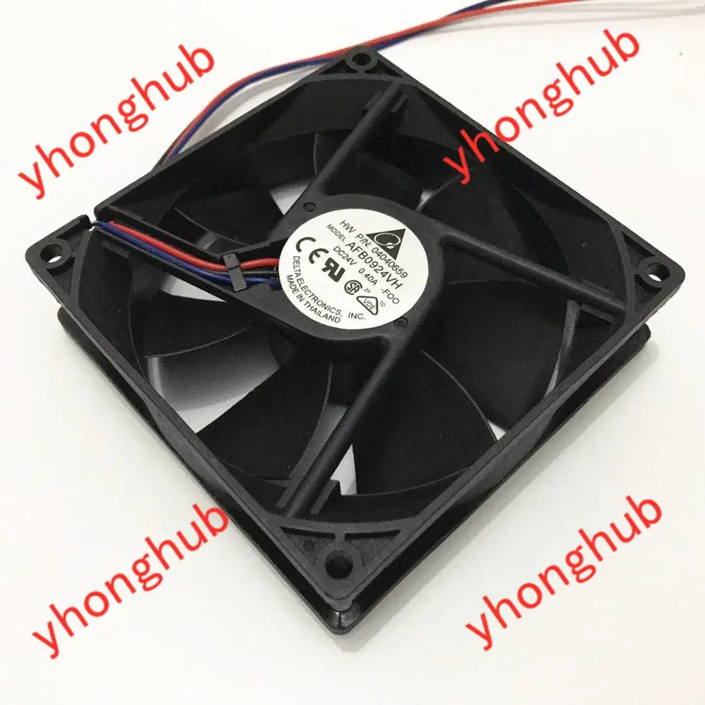 Вентилятор охлаждения сервера Delta Electronics AFB0924VH F00 DC 24 В 0 40 а 90x90x25 мм|square fan|server fandc 24v