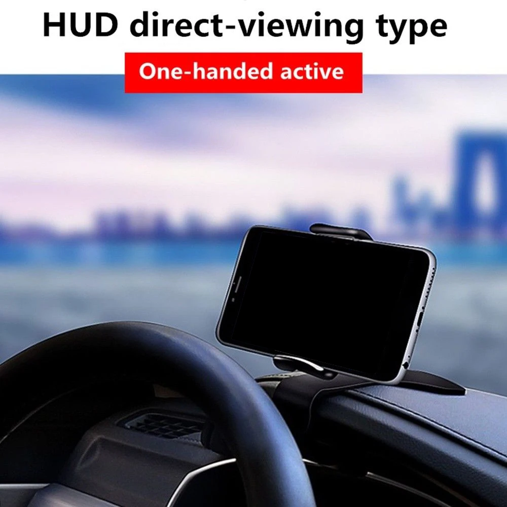 

for Smartphone GPS 360 Drgree Rotation Vehicle Mobile Navigation Car Bracket Dashboard Mount Car Phone Holder HUD Stand