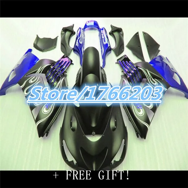 

Литье под давлением для KAWASAKI NINJA laems ZX-14R 2006 2007 2008 2009 2011 ZX14R ZX 14R 06 07 08 09 синий черный 10 11 обтекатель