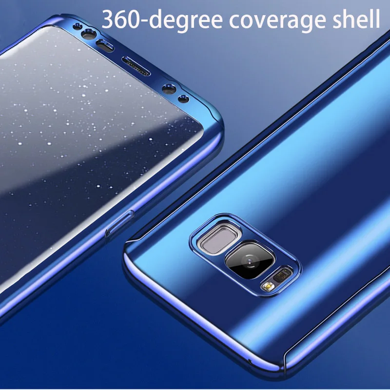 Защитная крышка 360 градусов чехол для смартфона samsung galaxy s7 s8 s9 A5 A7 plus note 8 edge G950F 2018