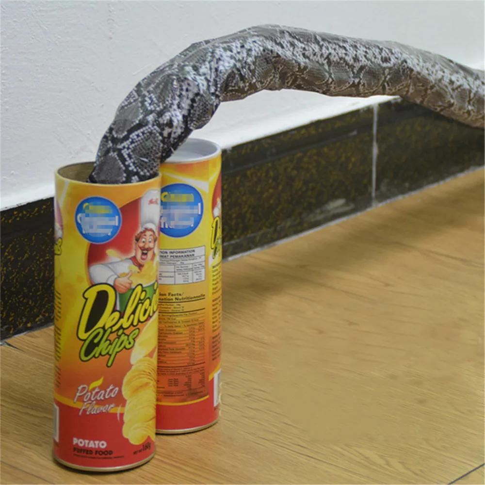 Реквизит для розыгрышей Картофельная змея картофельные чипсы смешные каверзные