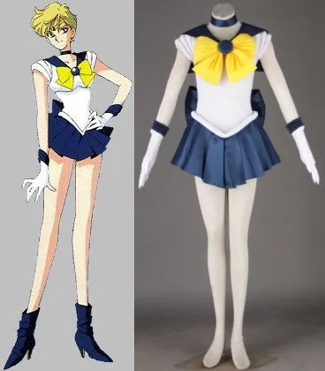 Сейлор Мун Тено Харука Уран Косплей Хэллоуин костюмы |