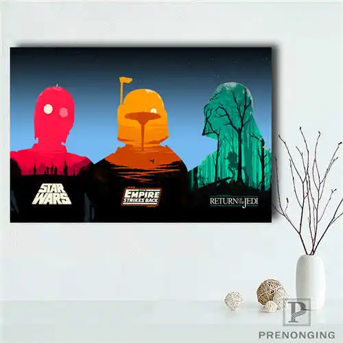 На заказ star_wars (1) печатные плакаты тканевые настенные художественные картины для
