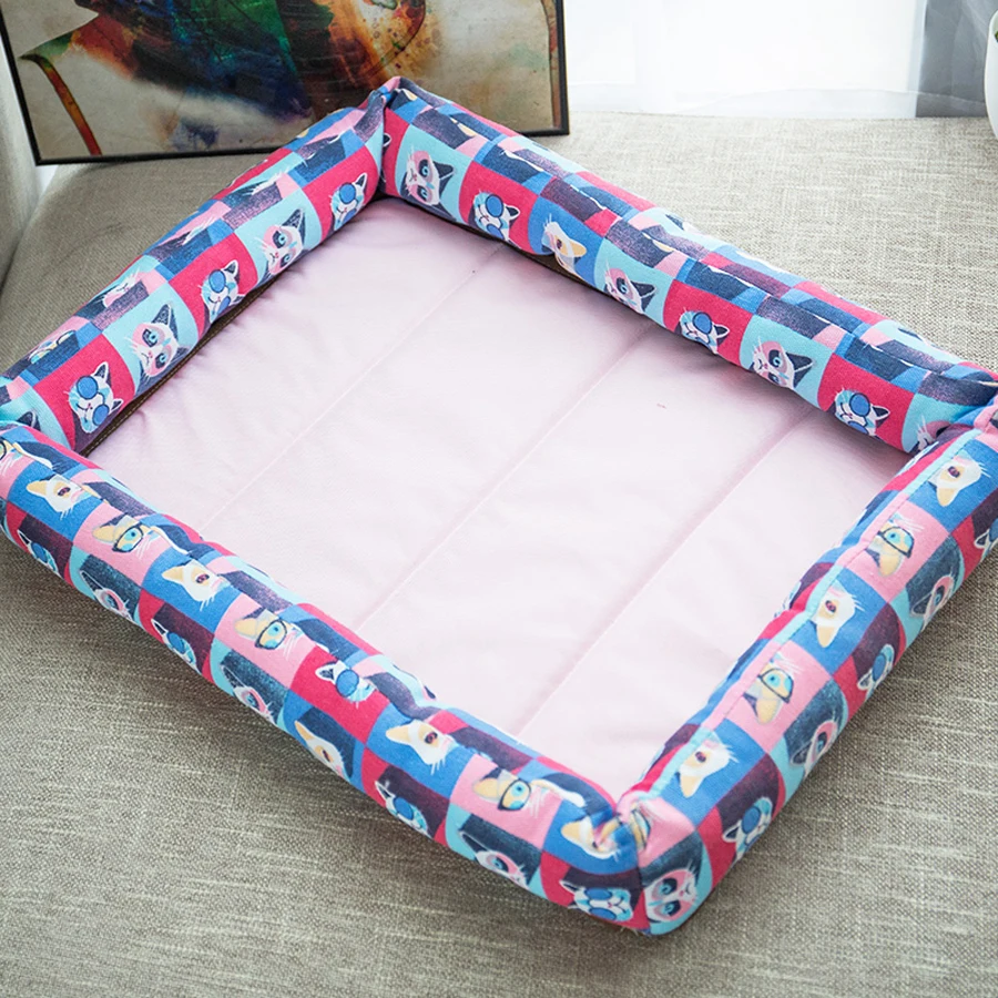 Summer Dog Mattress Bed Cozy Dogs Mats Puppy Space Playpen Kennels Casinha De Cachorro Cages Lit Chien Animal Supply 50Z1506 | Дом и сад