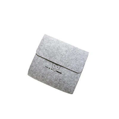Gray Small Войлочная корзина для хранения в спальню, сумка для хранения журналов, коробка для салфеток, на стену, на пульте дистанционного управления, для телефона, для ключей, отделочные карманные корзины - Цвет: Gray Small