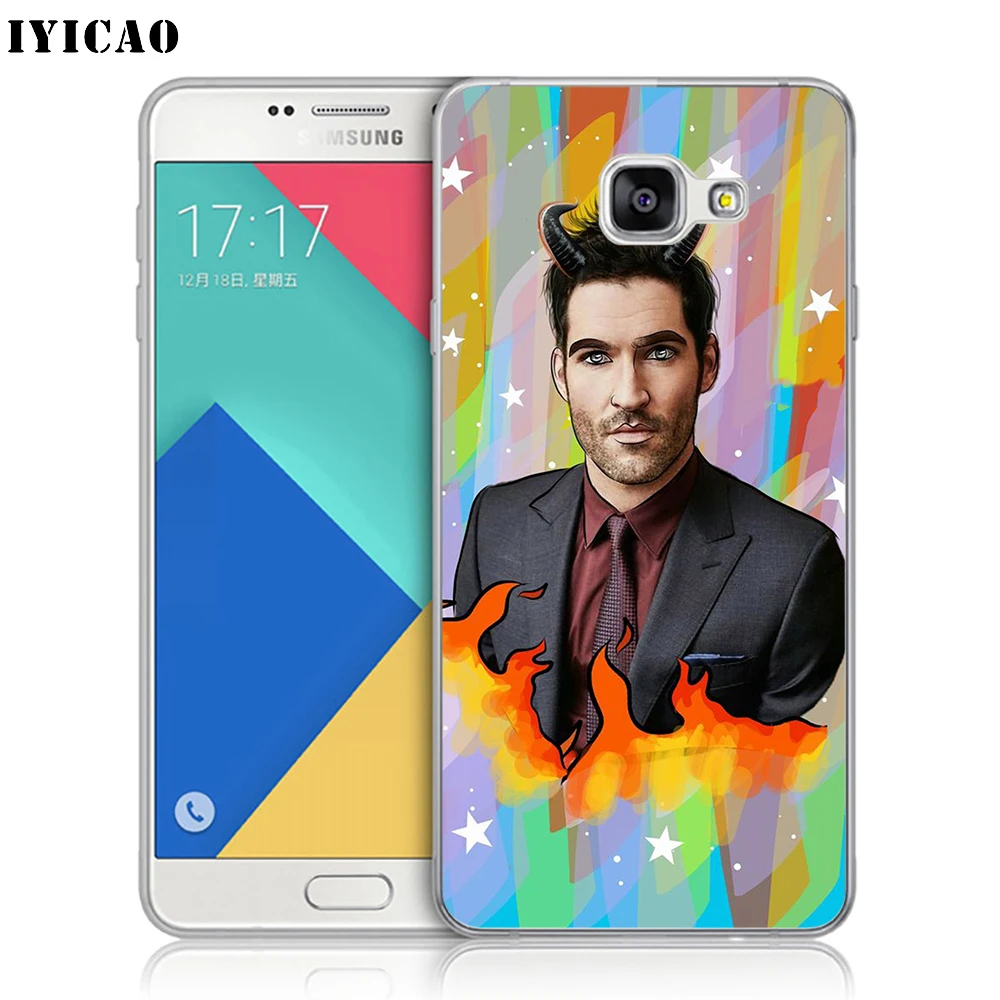 IYICAO Lucifer Tom Ellis TV Show Мягкий силиконовый чехол для телефона Samsung A10 A30 A40 A50 A70 M10 M20 M30 TPU