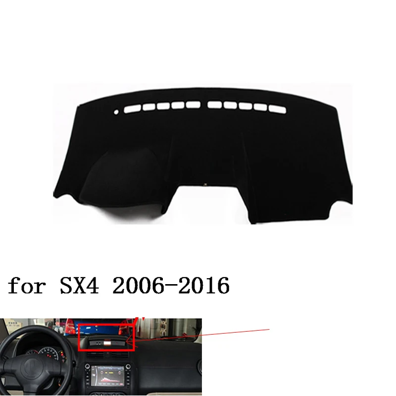 Коврик для приборной панели Suzuki SX4 2006-2016 защитный коврик накидка подушка наклейка