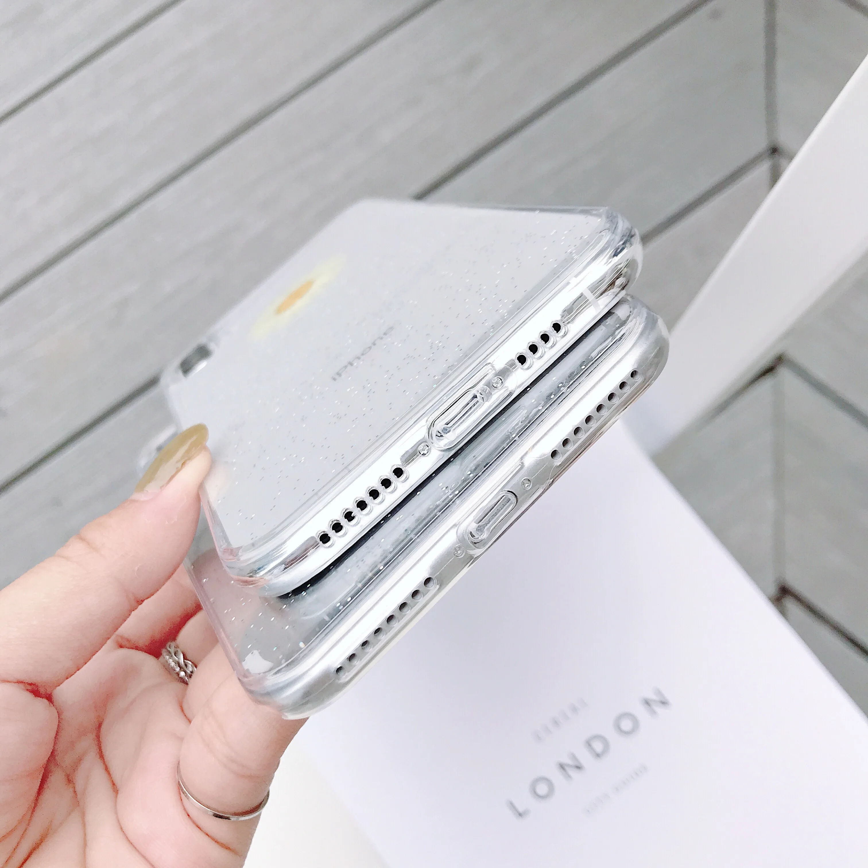 PEIPENG Daisy Real Flower Phone Case For iphone 6 6S 7 8 Plus Handmade Cover for X XS MAX XR Clear Soft Silicone Coque | Мобильные