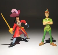 9cm original peter and wendy action figure peter pan captain hook figures collectible model toy for kids gifts
