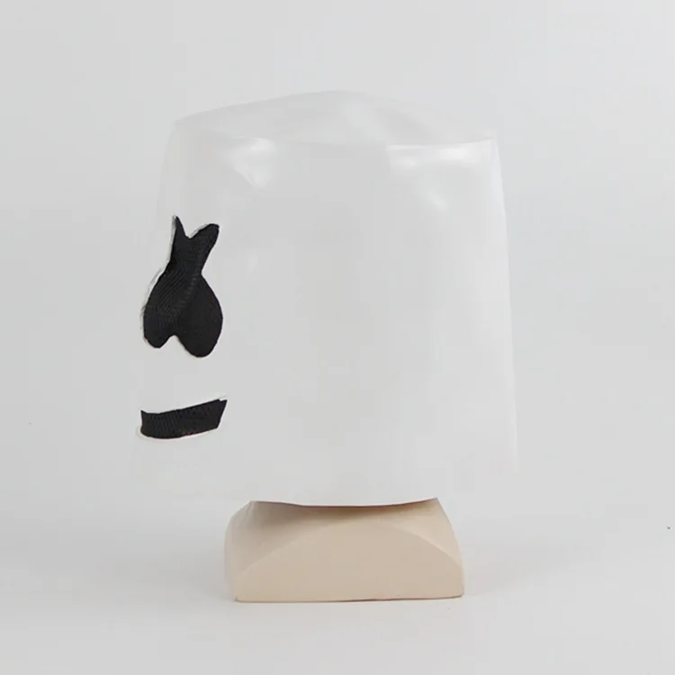 Маска DJ Marshmello, аксессуары для косплея, хип-хоп, музыка, бар, маска Marshmello, костюм на Хэллоуин для взрослых, Детские маски для косплея