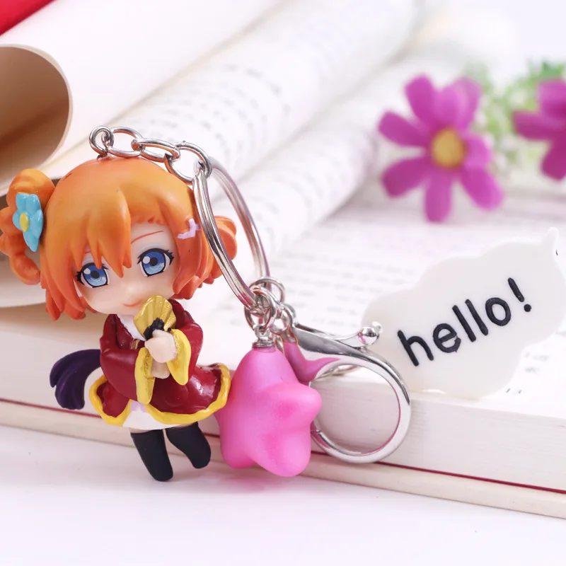 Аниме Любовь жить милый Kawaii брелок ПВХ с фигуркой Коллекционная модель