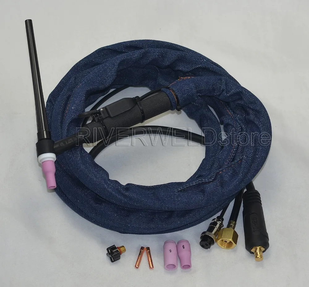 Фонарь с воздушным охлаждением для газовой сварки 12 футов 125 А|tig welding torch|welding torchtig