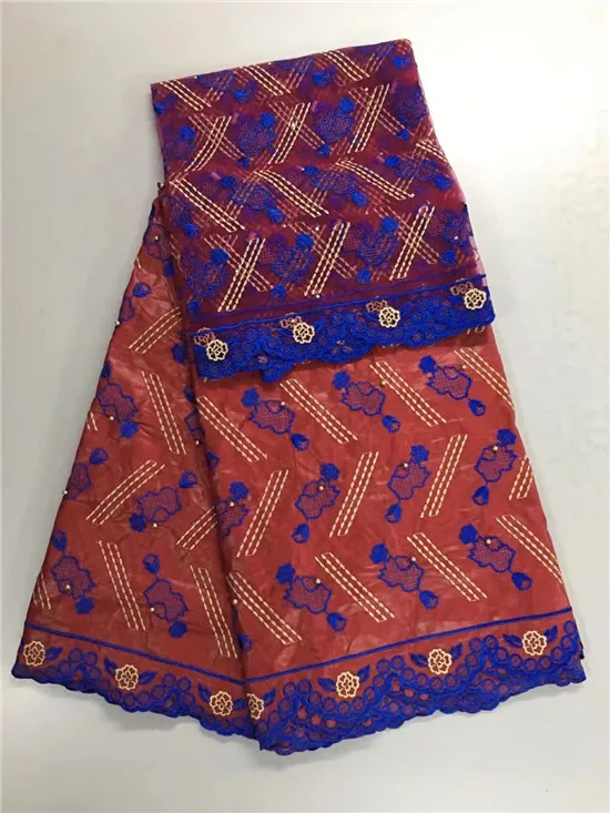 Африканская Базен ткани 2017 высокое качество розовый Riche ткань с вышивкой 2 ярдов